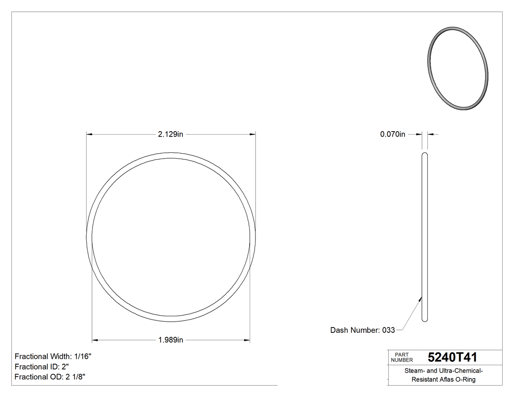 Technical drawing - 5240T41